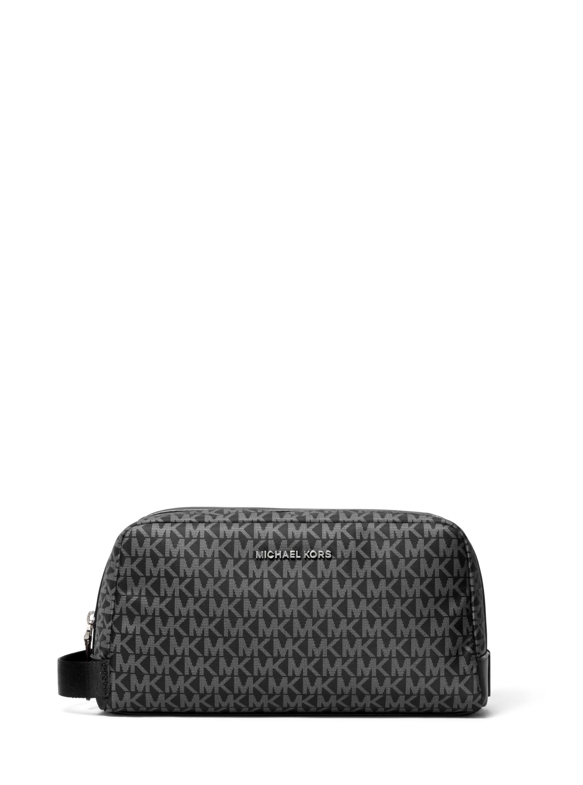 Michael Kors Brooklyn Toiletry Kit, Black/MK Signature Nylon