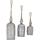 Amazon.com: Deco 79 Rustic Metal Bells Bell, Set of 3, 13