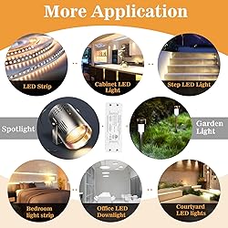 12V 25W Dimmable LED Driver, 120V AC to 12V DC