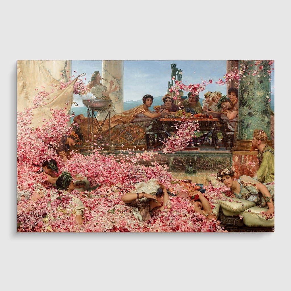 Arty Pie "Lawrence Alma-Tadema The Roses of Heliogabalus" Poster Print, Multi-Colour, A2, 59/4 x 42 cm, 23.4 x 16.5-Inch