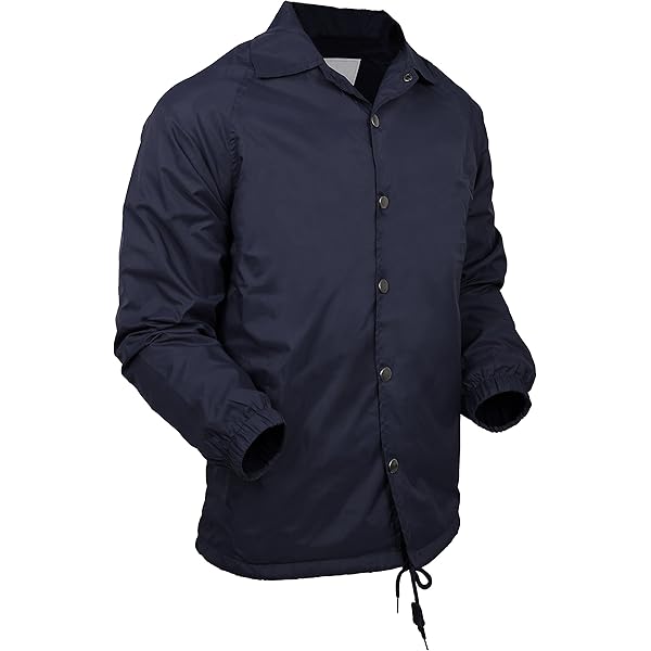Style 3100 Nylon Coach's Jacket (Lined) - Adult (3X-Large, Navy