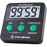 Traceable Digital Count Down Timer with Calibration; 99min/59s