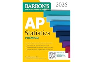 AP Statistics Premium, 2026: Prep Book with 9 Practice Tests + Comprehensive Review + Online Practice (Barron's AP Prep)
