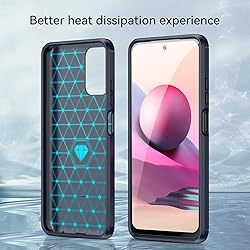 EUAGVQY for Xiaomi Redmi Note 10 Note 10S Case with