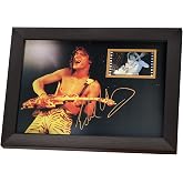 veratwo Signed Eddie Van Halen Poster Framed Photo 8x6 Inches