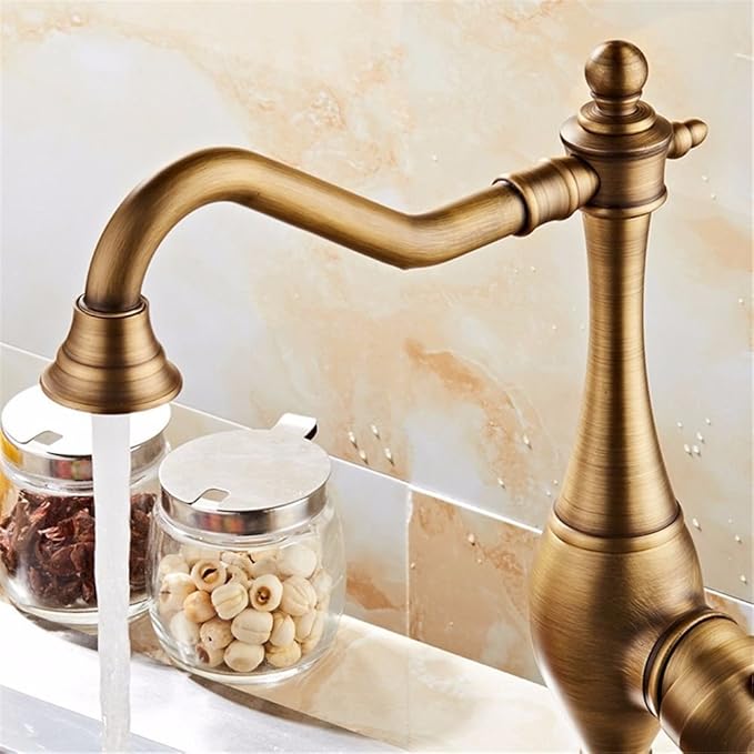 llave de cocina moderno de latón macizo con pulverizador para fregadero