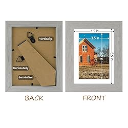 Golden State Art, 5x7 Picture Frame Set of 4