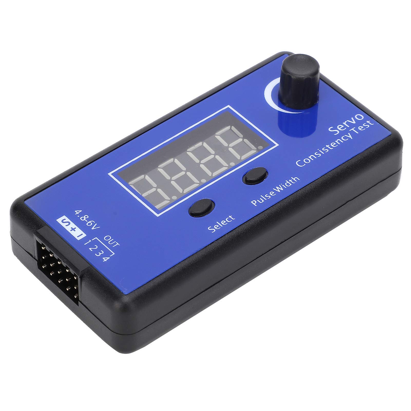 RC Servo ESC Tester, Multifunctional Brushless Brushed Motor Signal Width Adjuster for Airplane Car Boat Model Calibration Accessories