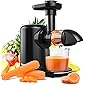 Slow Masticating Juicer, Bagotte Juicer Machines, Higher Juice Yield and Drier Pulp, Easy to Use and Clean, 150-Watt…