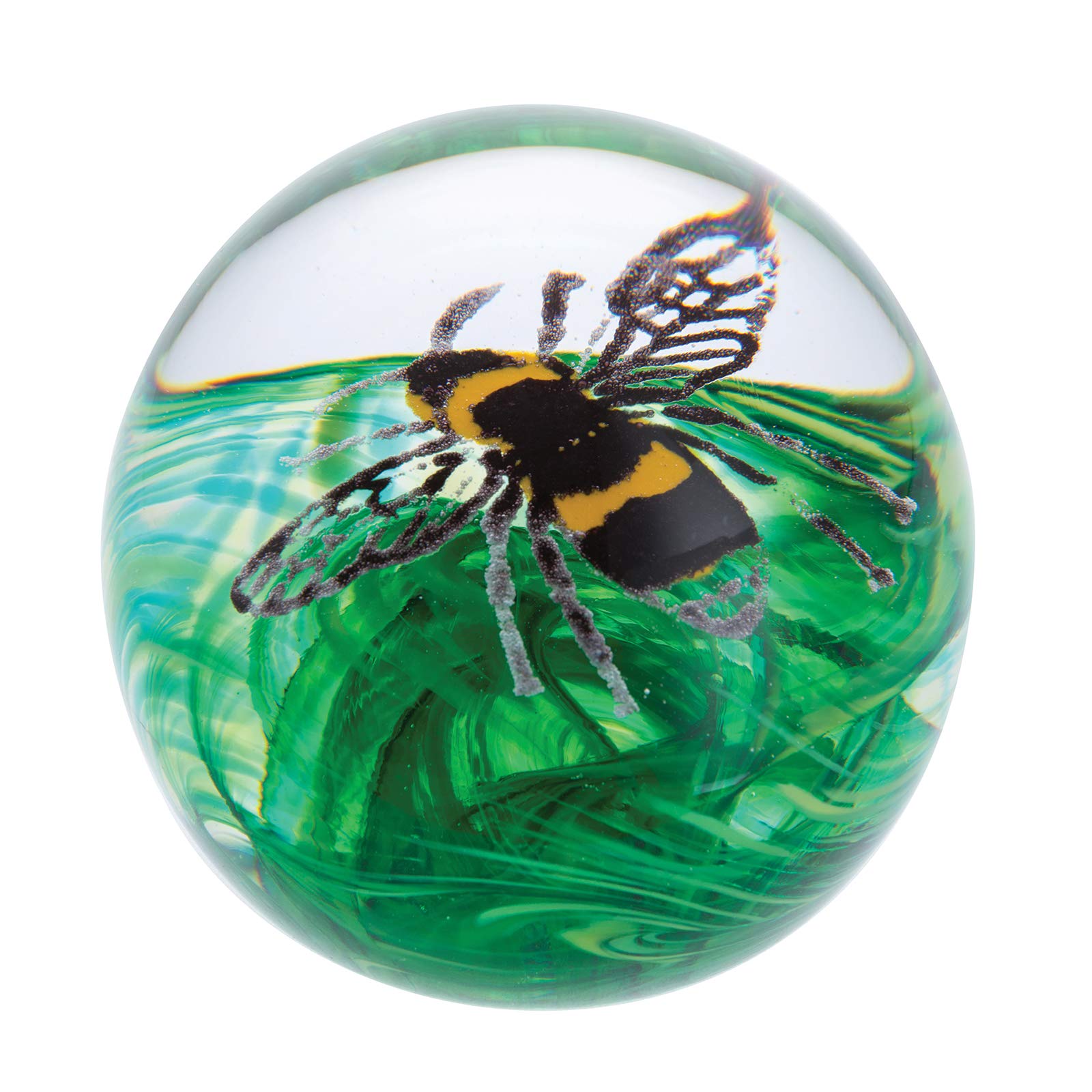 Caithness Glass Buzzing Bee Paperweight | Handcrafted Glass Paperweight | Made in Scotland | Gift or Collectable