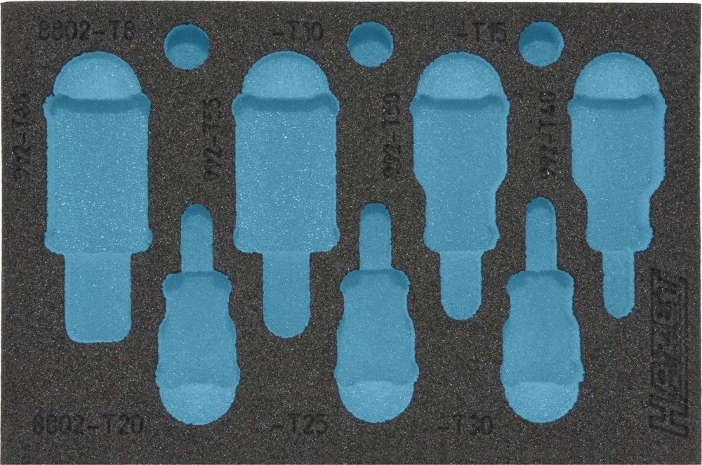 HAZET 163-218L 2-Component Soft Foam Insert - Multi-Colour