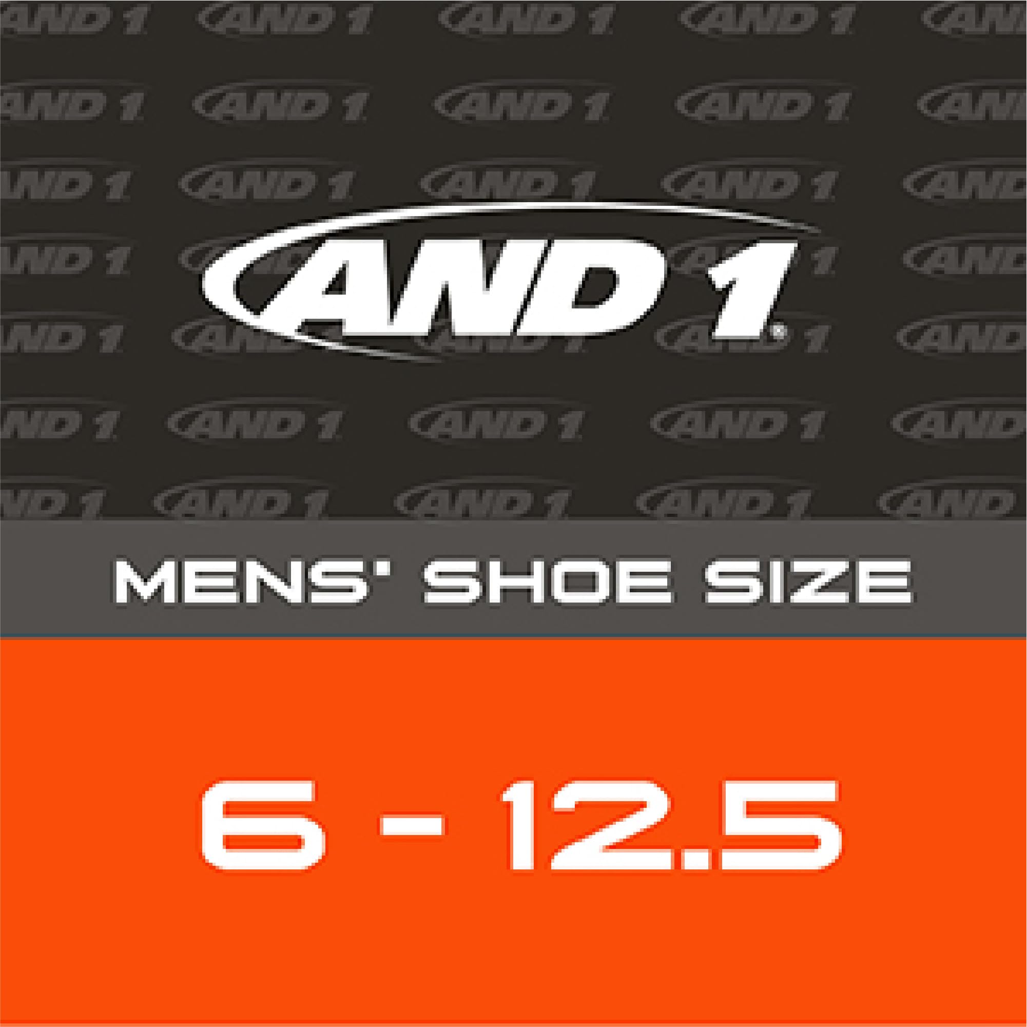 AND1 Mens Quarter Socks - 12 Pack Moisture Wicking Breathable Cushioned Athletic Performance Ankle Socks for Men (6-12.5)