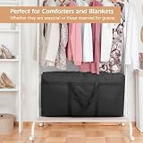 SUOHINAO 180L Large Storage Bags Clothes Moving Boxes Heavy Duty view 5