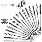 Sewing Machine Needles, 10 PCS Universal Sewing Machine Needle, Compatible with Singer, Brother, Janome, Varmax, Size HAX1 100/16