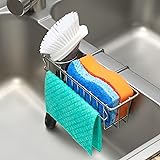3-in-1 Sponge Holder for Kitchen Sink, Movable