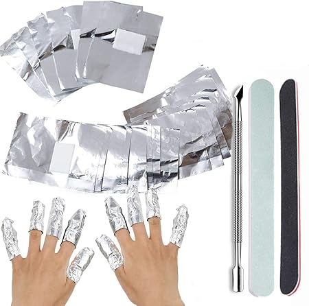 Amazon Tst ジェルネイル オフ ネイルオフセット 0枚 ジェル 使い捨て コットン付きアルミホイル ネイル用品 マニキュア用品 リムーバー アセトン ネイル ネイルオフ用ピーラー Tst リムーバー 通販