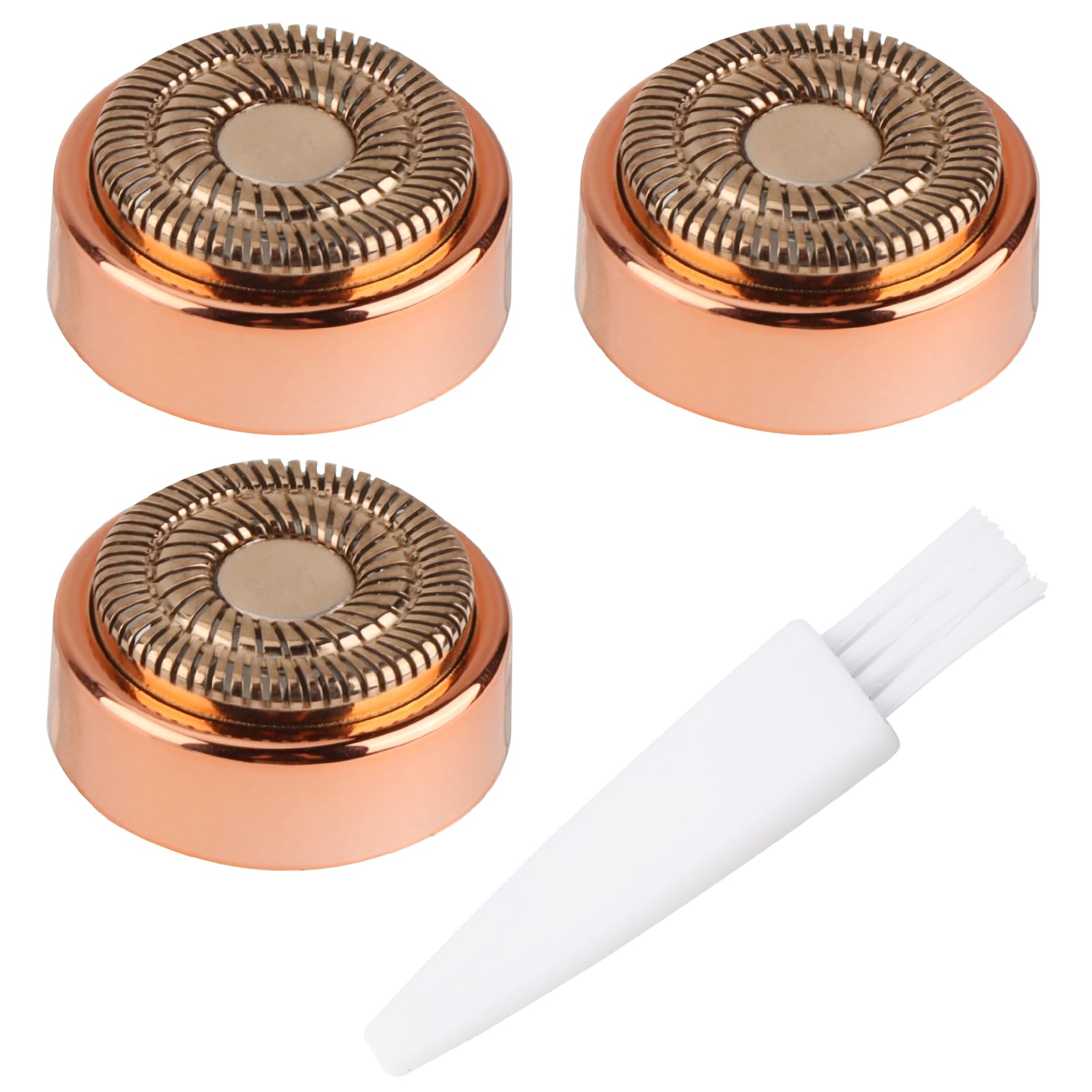 Photo 1 of 3pcs Women's Electric Shaver Replacement Heads, Compatible with NEW Finishing Touch Flawless Facial Hair Remover Gen 3?Soft Facial Hair Remover Replacement Heads?Ideal for Daily Use