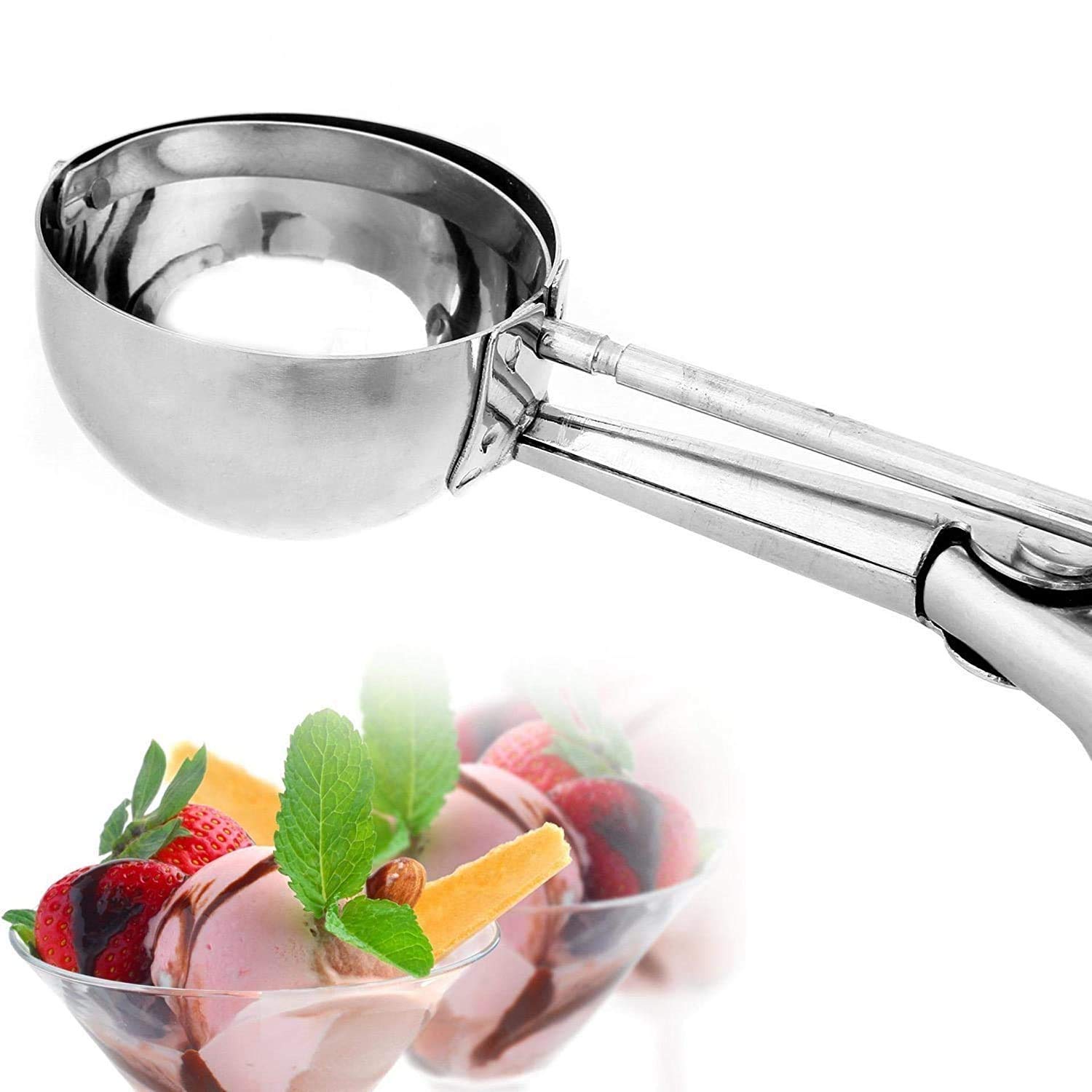 Buy Holesalemart Stainless Steel Easy Handheld Ice Cream Serving