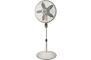 Lasko 18-Inch Remote Elegance and Performance Pedestal Floor Fan, 18 Inch, White 1850