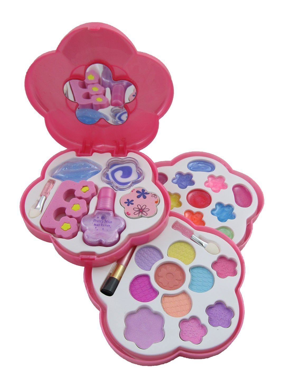 Petite Girls Play Cosmetics Set - Fashion Makeup Kit for 
