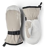 Hestra Unisex Powder Gauntlet Mitt, Windproof, Leather Everyday Winter Wear, Alpine Skiing Mitten for Men & Women