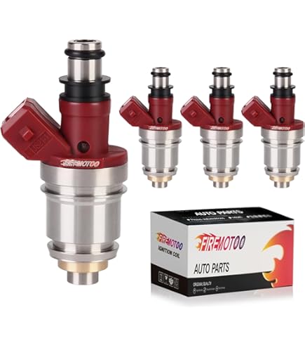 thumbnail image 2 of Motoforti Fuel Injector Set Of 4 For Nissan Pickup D21 2.4L 1990-1995 - Replaces 16600-86G00 2 of 14