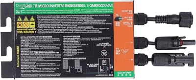 DEWIN 600W Solar Grid Tie Inverter MPPT Pure Sine Wave IP55 Waterproof 230V