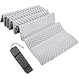 REDCAMP Closed Cell Foam Camping Sleeping Pad, 22/27" Wide Lightweight Folding Camping Pad for Hiking Backpacking, 72"x22"x0.75", Blue/Grey/Green/Khaki/Brown
