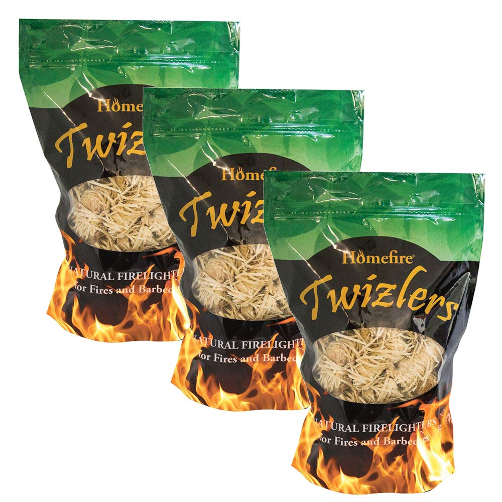 3 x 300g Natural Firelighter Odourless Smaokeless Stoves Chimneas BBQ Barbecue