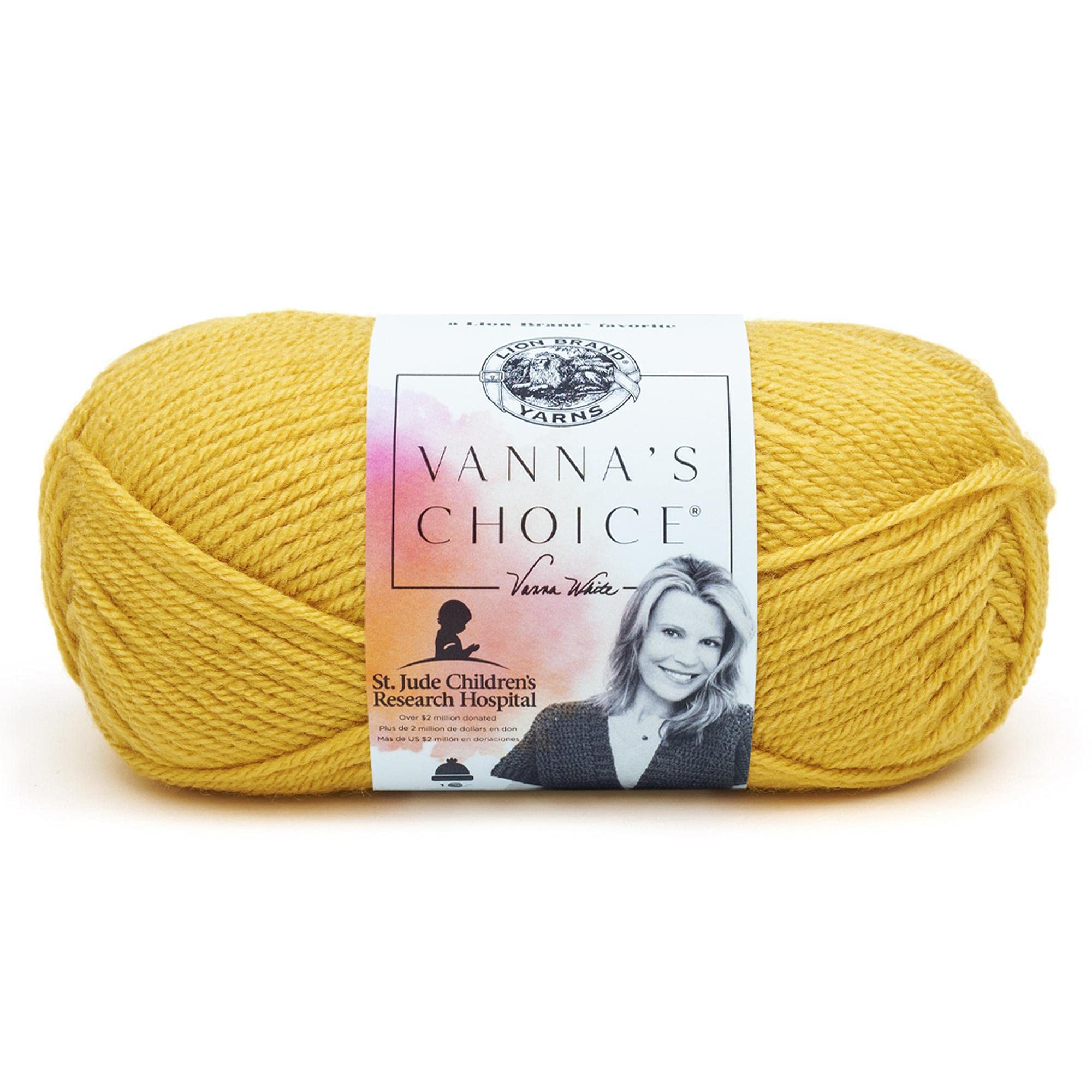 Lion Brand Yarn Company 1-Piece Vanna's Choice Yarn, Mustard, 860-158I โ image 1