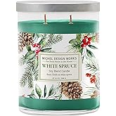Michel Design Works White Spruce Medium Tumbler Candle, 14 Ounce