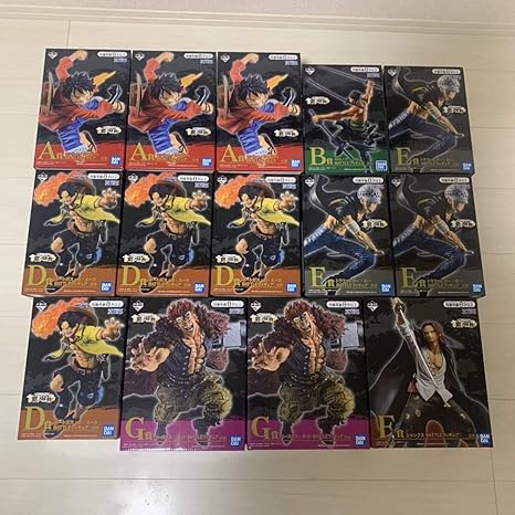 Amazon ワンピース One Piece 一番くじ 覇ノ躍動 ルフィ ゾロ エース ロー シャンクス キッド まとめ売り フィギュア A賞 B賞 D賞 E賞 F賞 G賞 おもちゃ ホビー