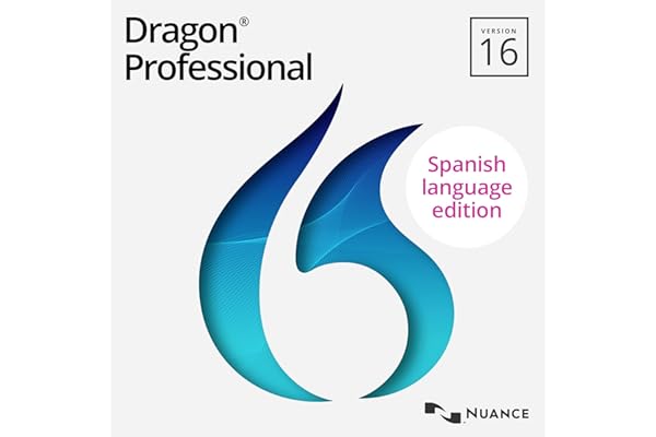 Dragon Professional 16.0 Speech Dictation and Voice Recognition Software, Spanish [PC Download]