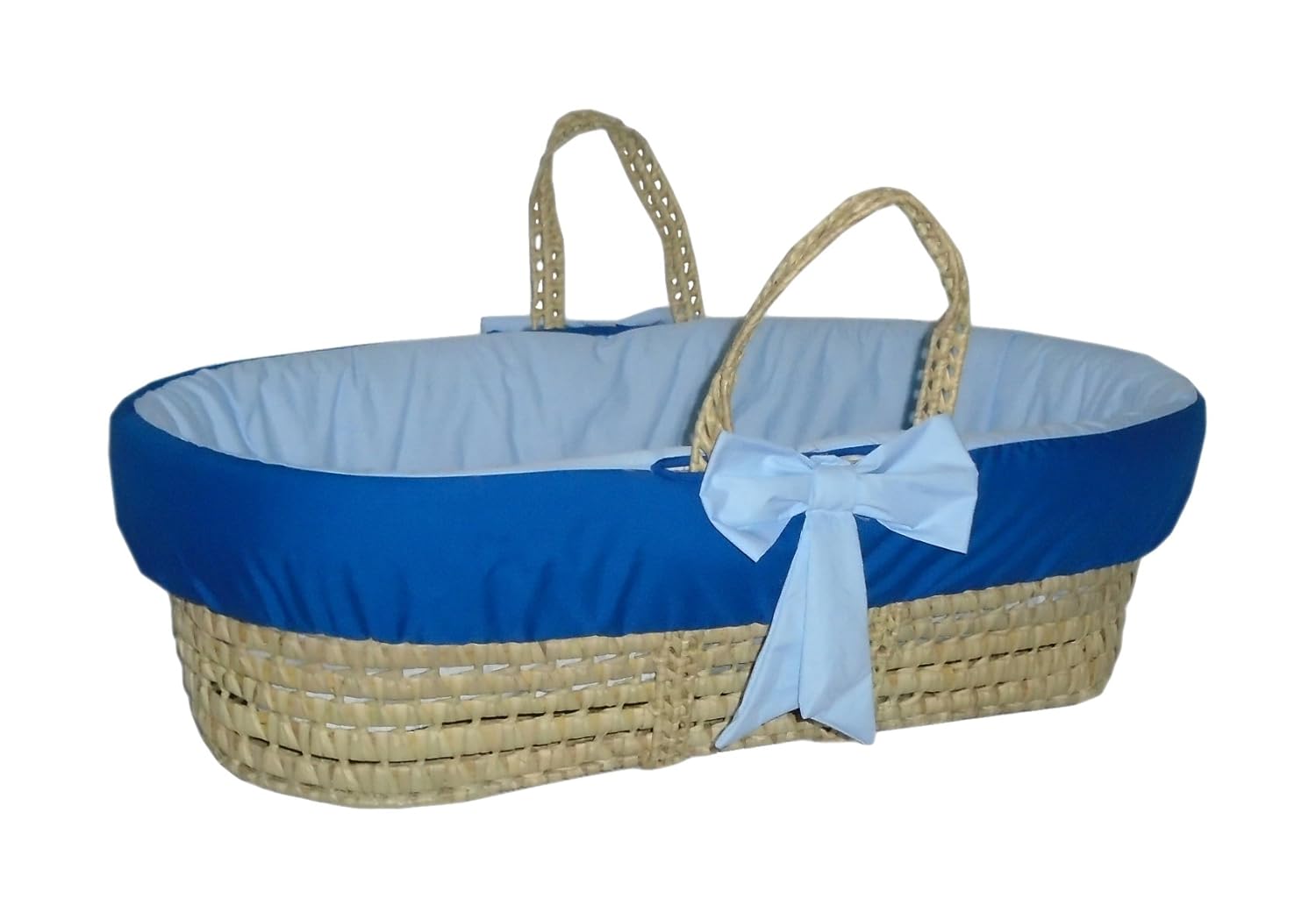 doll moses basket with bedding