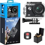 AKASO EK7000 4K30FPS Action Camera 20MP Underwater 170° Wide Kit