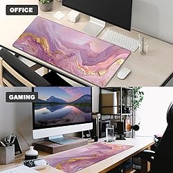 ainori Marble Gaming Mouse Pad – 12x31.5in