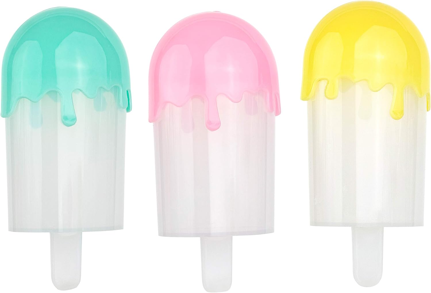 Ice Cream Shaped Acrylic Candy Boxes - 9 Pack - 1.88