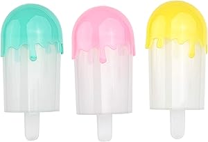 Ice Cream Shaped Acrylic Candy Boxes - 9 Pack - 1.88