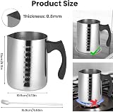 Hejo 900ML Stainless Steel Candle Wax Melting Pot with Handle view 3