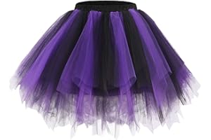 Bridesmay Women's Tutu Skirt 2024 50s Vintage Ballet Bubble Dance Skirts for Cosplay Party
