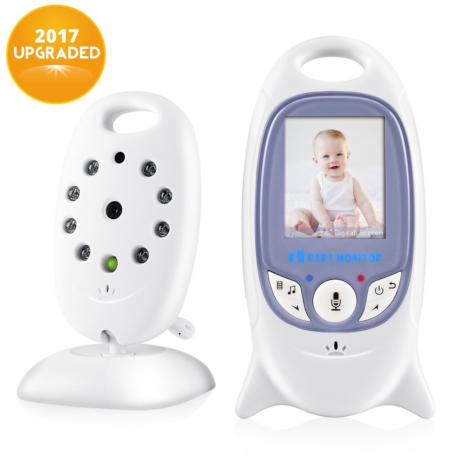 Video Ba Monitor Beleef Portable Digital Audio With Two Way Talking Feature Rechargeable Battery Hd Sound Listening System White Buy Online In Guam At Guam Desertcart Productid 47813607