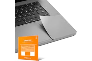 UPPERCASE GhostShield Premium Palm Rest Protector Skin Cover Set, Scratches and Wear Protection, Compatible with MacBook Pro 