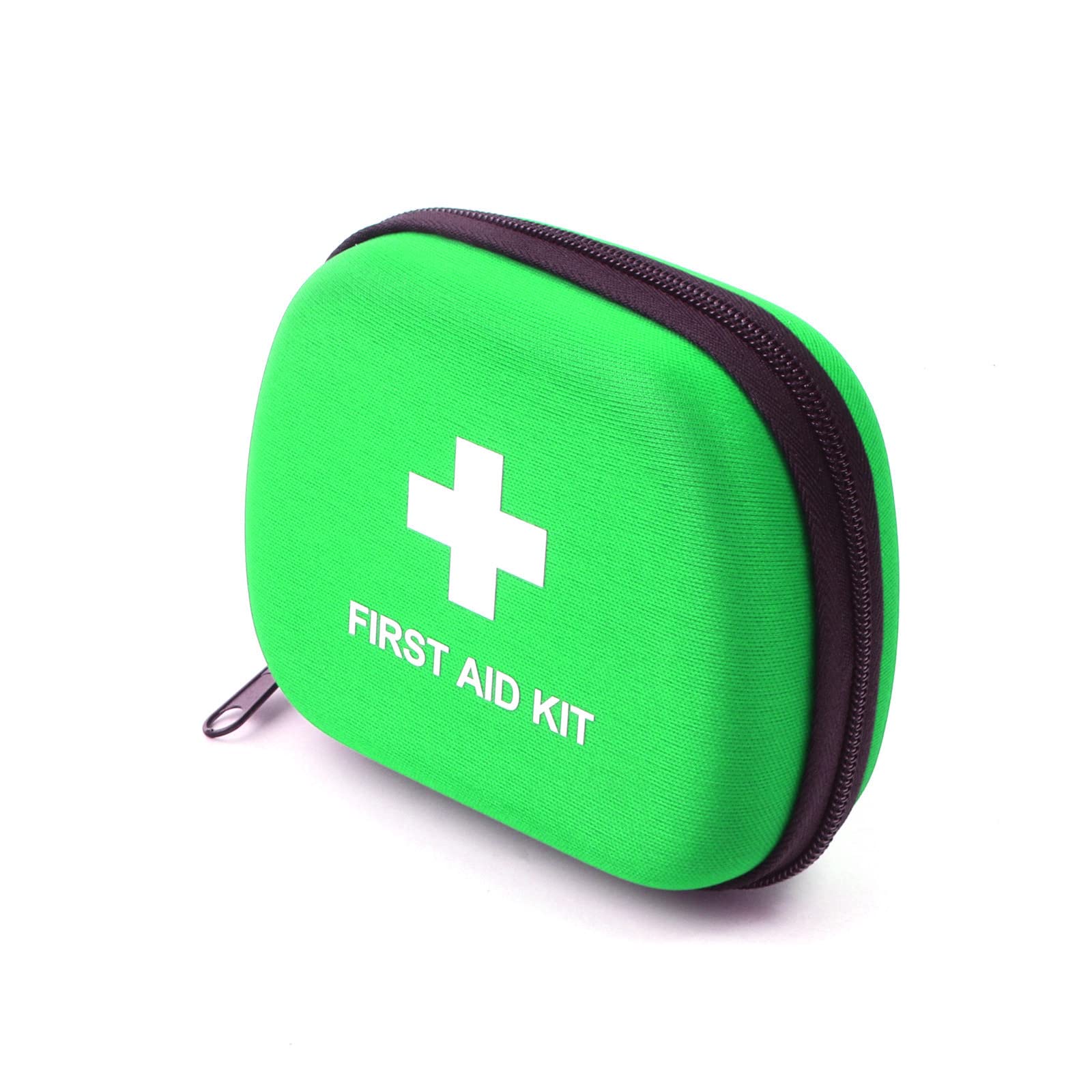 Jipemtra First Aid Hard Case Empty, Green EVA Hard Shell Medical Case for Home Health, Emergency Responder, Camping, Outdoors