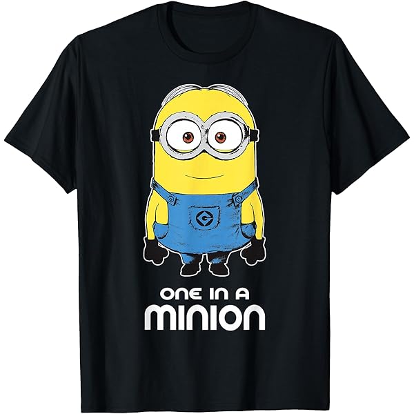 thumbnail interactive-video image 1 of Minions Stuart Positive Vibes Only T-Shirt - Unisex Adult Tee 1 of 13