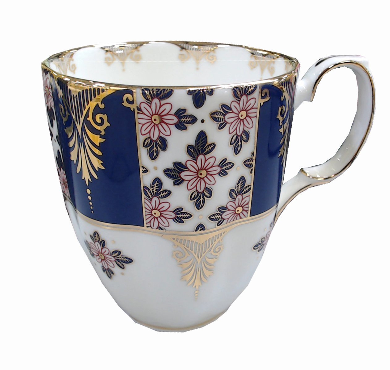 Royal Albert 100 Years 40017576 1900 Regency Mug, 0.4ltr/14.1 Floz / 400ml, Blue, Bone China