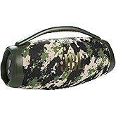 JBL Boombox 3 - Portable Bluetooth Speaker, Powerful Sound and Monstrous bass, IPX7 Waterproof, 24 Hours of Playtime, powerbank, PartyBoost for Speaker Pairing, eco-Friendly Packaging (Squad)