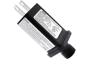 AIROADS 5V 1A Replacement LED Transformer Model JT-DC050V1000-C Class 2 Power Supply IP44 LED Light Controller Low Voltage Transformer for Halloween Christmas String Light Inflatable Decorations