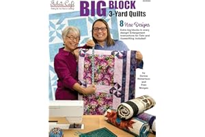 FABRIC CAFE Fabric Café Big Block 3-Yard Quilts – 8 Easy Quilt Patterns with Large Blocks to Showcase Your Favorite Fabrics – Quick, Beginner-Friendly, 3 Size Options – Fast & Fun Quilt Book