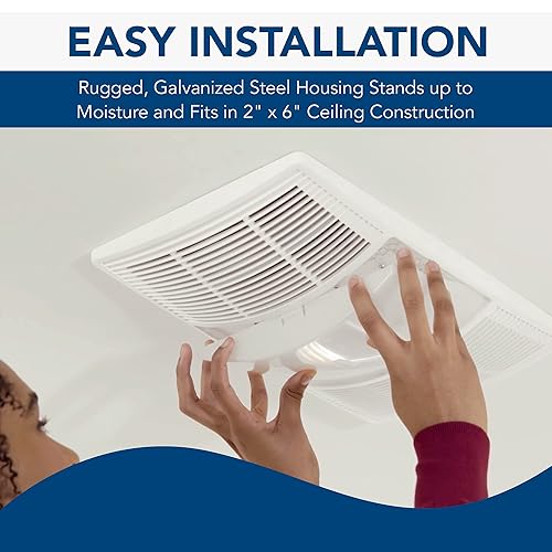 Heat Lamp Nutone Bathroom Fan Light Heater Switch 70 Cfm Broan