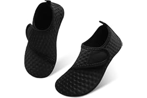 JIASUQI Kids Boys and Girls Summer Athletic Water Shoes Aqua Socks for Beach Swimming Pool